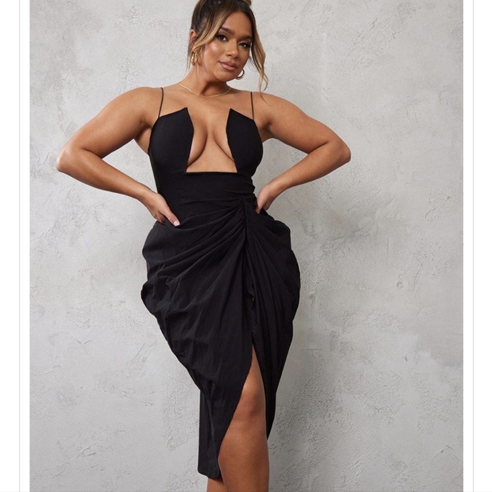 Dress, pretty little things, size 12, black